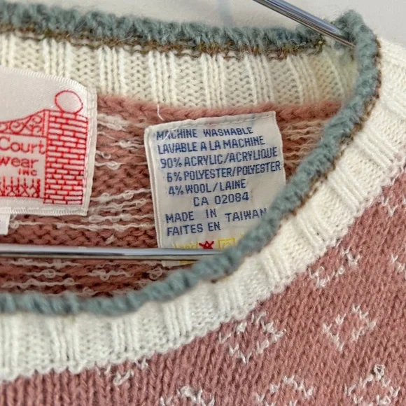 Vintage Cadogan Court Sweater, Size M - Picture 6 of 12